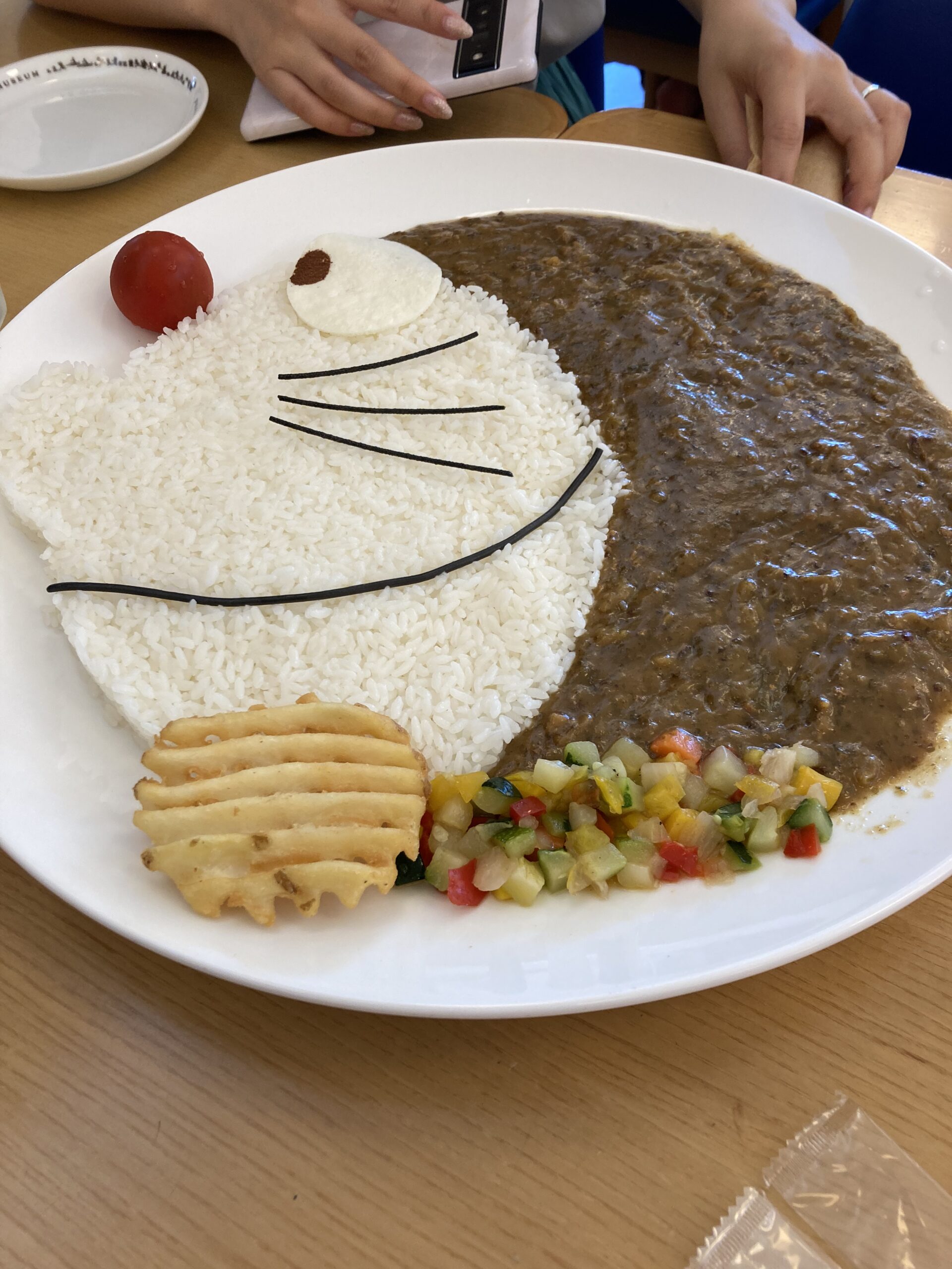 藤子・F・不二雄ミュージアムカフェのドラえもんカレー